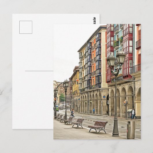 Bilbao. #16. postkarte (Vorne/Hinten)