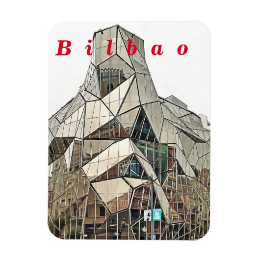 Bilbao. #28 magnet (Vertikal)
