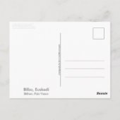 Bilbao, Baskenland (Spanien) Postkarte (Rückseite)