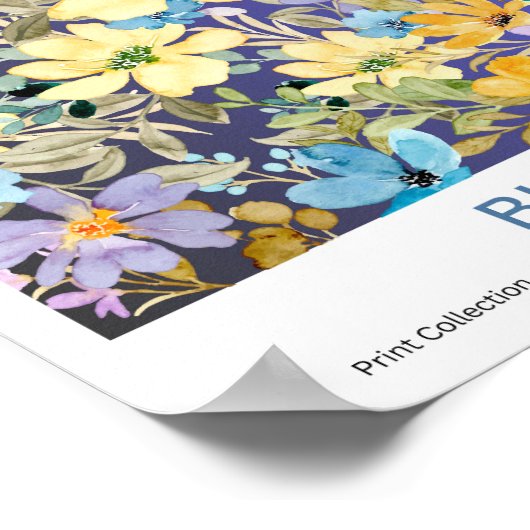 Bilbao Blume Market Poster (Ecke)