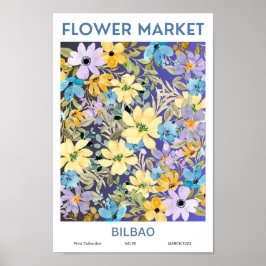 Bilbao Blume Market Poster