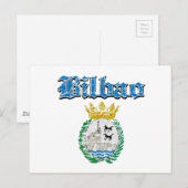 BILBAO City Designs Postkarte (Vorne/Hinten)