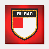Bilbao-Flagge Magnet (Vorne)