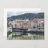 Bilbao, Foto der spanischen Stadt Postkarte (Vorne/Hinten)