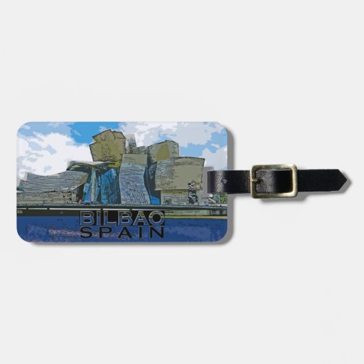 Bilbao Gepäckanhänger (Vorderseite horizontal)