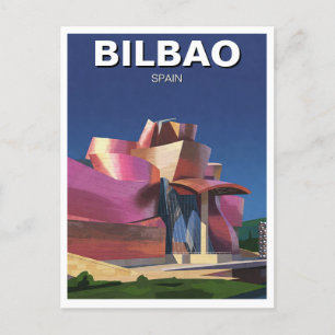 Bilbao Guggenheim Museum Reisen Abstrakt Postkarte