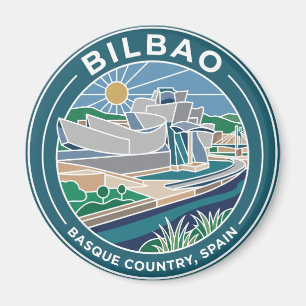 Bilbao Guggenheim Museum Spanien Magnet