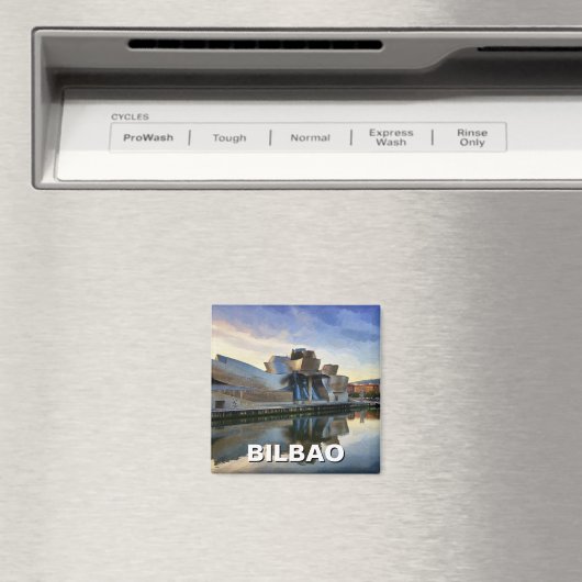 Bilbao Guggenheim Museum Travel Magnet (In Situ (Geschirrspüler))