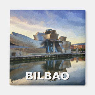 Bilbao Guggenheim Museum Travel Magnet