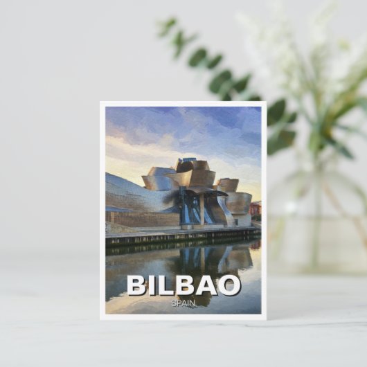 Bilbao Guggenheim Museum Travel Postkarte (Stehend Vorderseite)