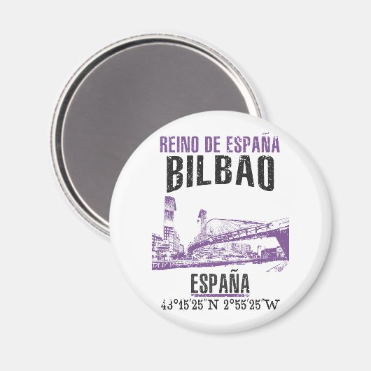 Bilbao Magnet (Vorderseite/Rückseite)