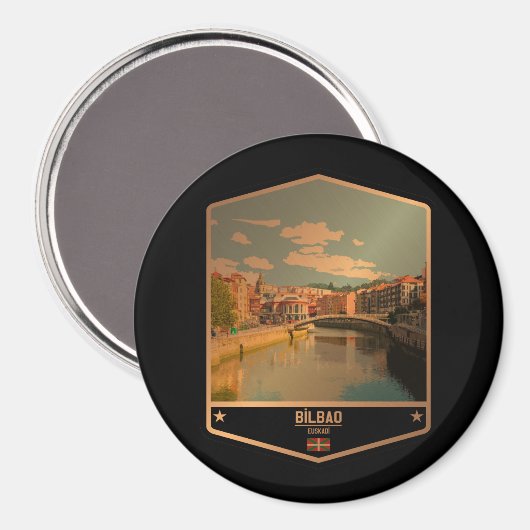 Bilbao Magnet (Vorderseite/Rückseite)