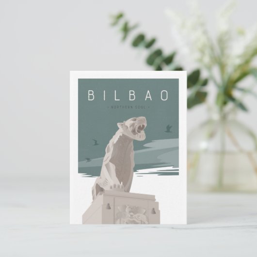 BILBAO Nord Soul Edificio El Tigre Postkarte (Stehend Vorderseite)