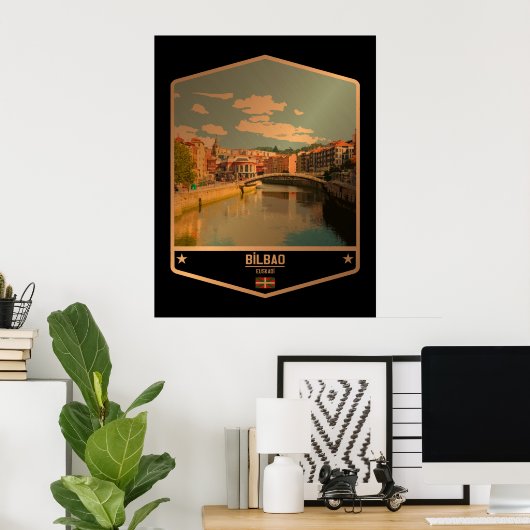 Bilbao Poster (Heimbüro)