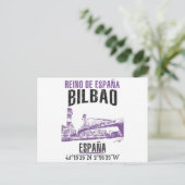 Bilbao Postkarte (Stehend Vorderseite)
