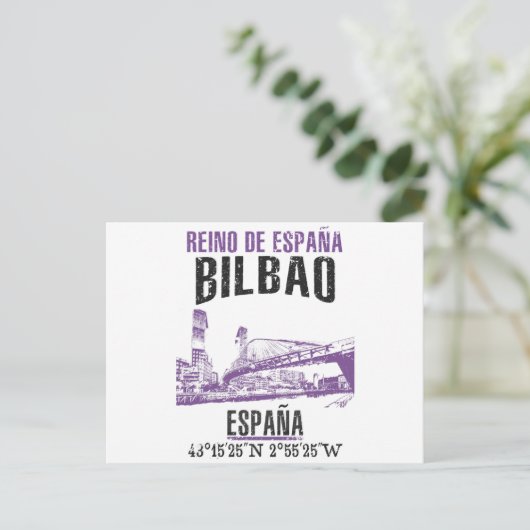 Bilbao Postkarte (Stehend Vorderseite)