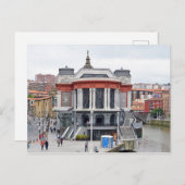 Bilbao. Ribera Market. Mercado de la Ribera. Postkarte (Vorne/Hinten)