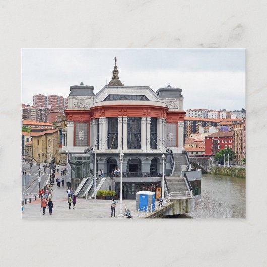 Bilbao. Ribera Market. Mercado de la Ribera. Postkarte (Vorderseite)