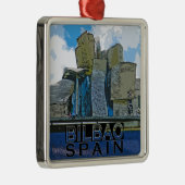Bilbao Silbernes Ornament (Rechts)