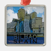 Bilbao Silbernes Ornament (Vorne)