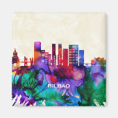 Bilbao Skyline Magnet (Vorne)