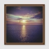 Bilbao | Sonnenaufgang über der Magnetkarte des Oz (Vorderseite)