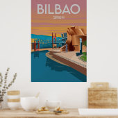 Bilbao, Spain Poster (Küche)