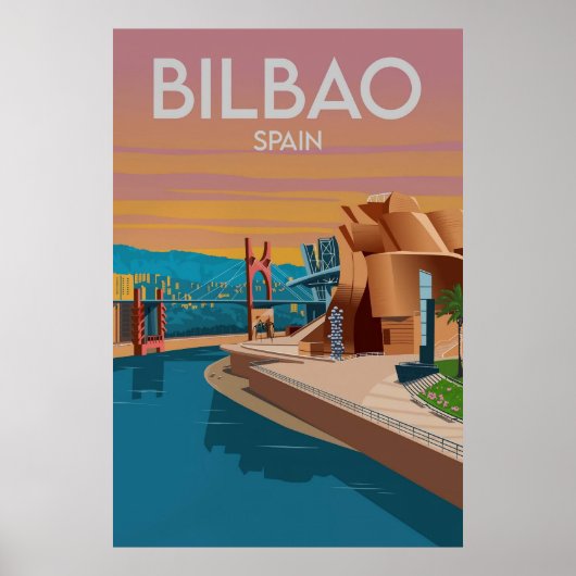 Bilbao, Spain Poster (Vorne)