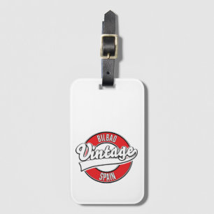 Bilbao spain Vintager Logo-Magnet Gepäckanhänger