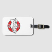 Bilbao spain Vintager Logo-Magnet Gepäckanhänger (Vorderseite (Horizontal))