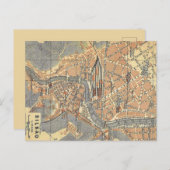 Bilbao Spanien Alte Karte Postkarte (Vorne/Hinten)