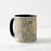 Bilbao Spanien alte Karte Tasse (Vorderseite Links)