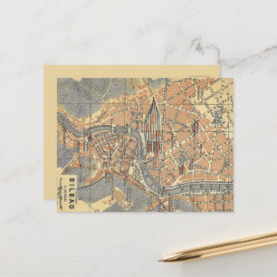 Bilbao Spanien alte Postkarte