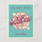 Bilbao Spanien España Retro Vintage Postkarte (Vorderseite)
