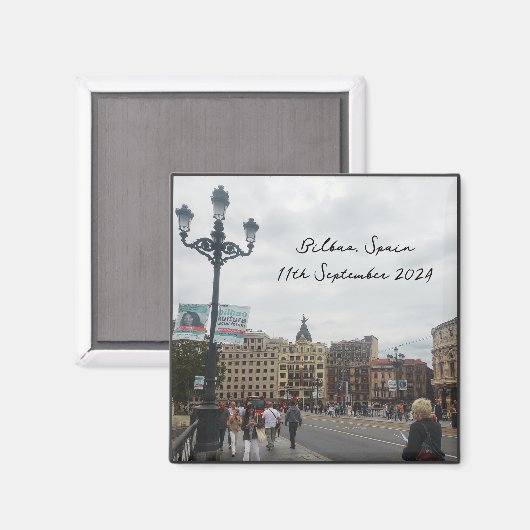 Bilbao, Spanien Magnet (Vorderseite/Rückseite)