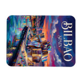 Bilbao Spanien Magnet (Horizontal)