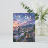 Bilbao Spanien Postkarte (Stehend Vorderseite)