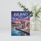 Bilbao Spanien Postkarte (Stehend Vorderseite)