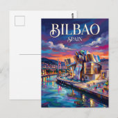 Bilbao Spanien Postkarte (Vorne/Hinten)