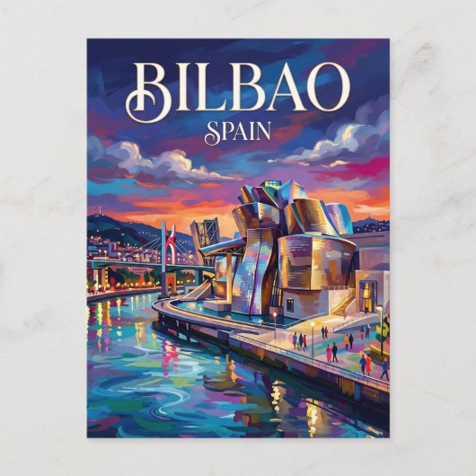 Bilbao Spanien Postkarte (Vorderseite)