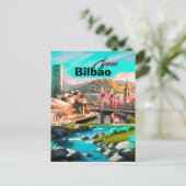 Bilbao Spanien Reise Postkarten Kunst, Spanien Rei (Stehend Vorderseite)