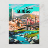 Bilbao Spanien Reise Postkarten Kunst, Spanien Rei (Vorderseite)