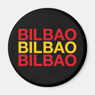 BILBAO - Spanische Flagge Magnet