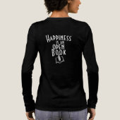 Bilbiophiles Glück Tri-Blend Shirt (Rückseite)