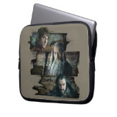 BILBO BAGGINS™, Gandalf, THORIN OAKENSHIELD™ Laptopschutzhülle (Vorderseite Links)