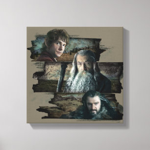 BILBO BAGGINS™, Gandalf, THORIN OAKENSHIELD™ Leinwanddruck