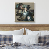 BILBO BAGGINS™, Gandalf, THORIN OAKENSHIELD™ Leinwanddruck (Insitu (Schlafzimmer))