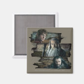 BILBO BAGGINS™, Gandalf, THORIN OAKENSHIELD™ Magnet (Vorderseite/Rückseite)