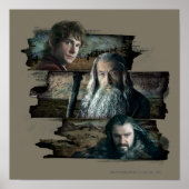 BILBO BAGGINS™, Gandalf, THORIN OAKENSHIELD™ Poster (Vorne)