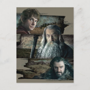 BILBO BAGGINS™, Gandalf, THORIN OAKENSHIELD™ Postkarte